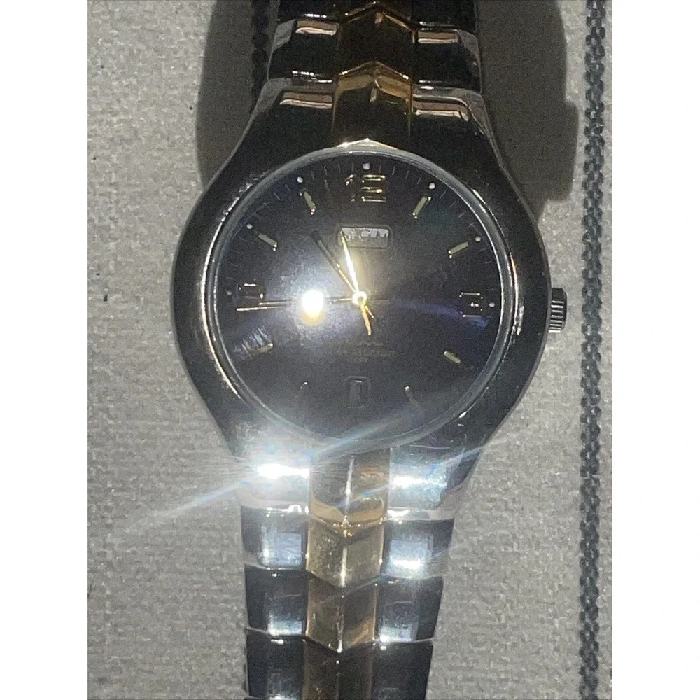 Mens Watch Puritan Advance, Date Day Of Week, Glow Hands And Numerals - New Batt